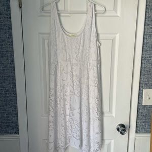Women’s sun dress, white, size large